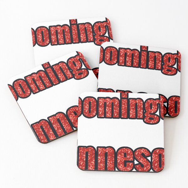 Item preview, Bloomington Minnesota City Name With Red Rhinestone designed and sold by TheIconSmith.