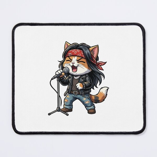 Item preview, Sweet Child O' Mine Kitten - Hard Rock Bandana Cat designed and sold by henryavincnt.