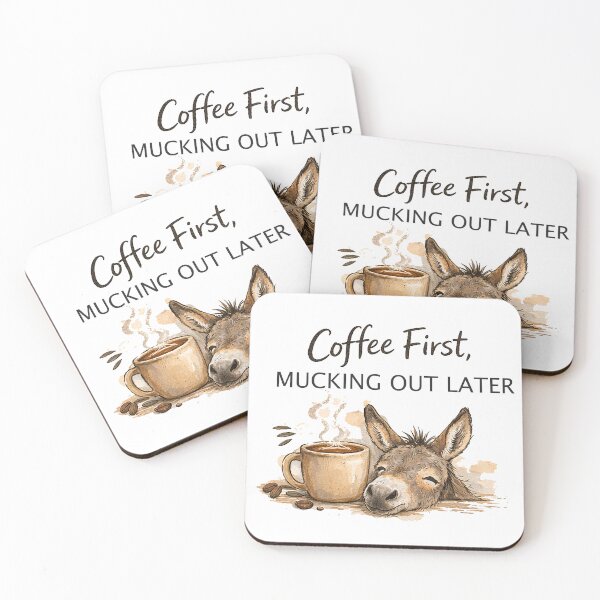 Item preview, Coffee First Farm  designed and sold by OneStopDonkeyShop.
