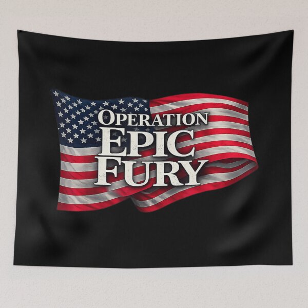 Item preview, Operation Epic Fury American Flag Patriotic Freedom USA Pride Design designed and sold by ObukiLantara.