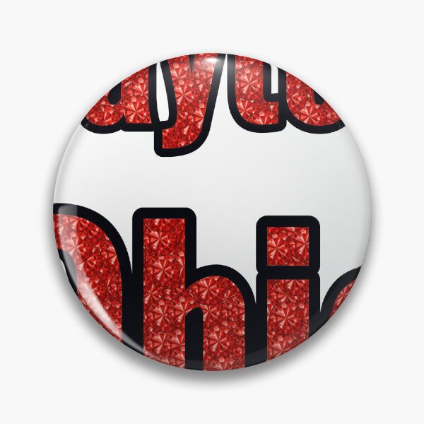 Item preview, Dayton Ohio City Name With Red Rhinestone designed and sold by TheIconSmith.