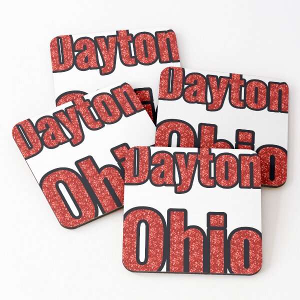 Item preview, Dayton Ohio City Name With Red Rhinestone designed and sold by TheIconSmith.