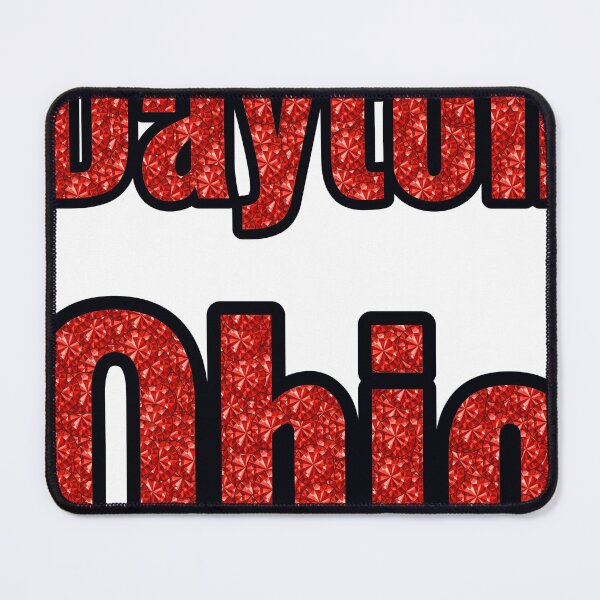 Item preview, Dayton Ohio City Name With Red Rhinestone designed and sold by TheIconSmith.