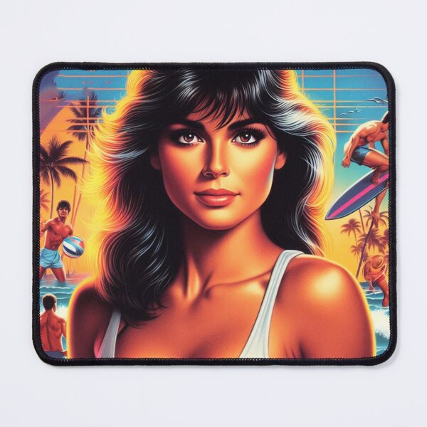 Item preview, Retrowave 80s Girl designed and sold by PulpVintage.