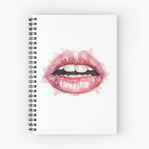 Item preview, Watercolor Red Lips Illustration – Artistic Mouth Design designed and sold by MichelleAlline.