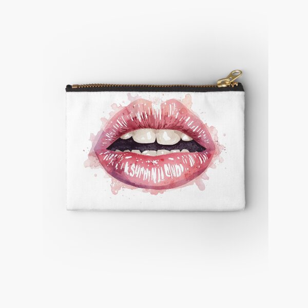 Item preview, Watercolor Red Lips Illustration – Artistic Mouth Design designed and sold by MichelleAlline.