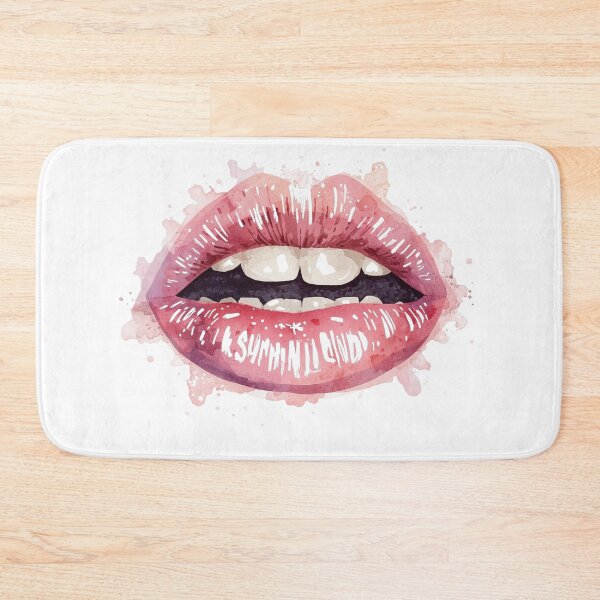 Item preview, Watercolor Red Lips Illustration – Artistic Mouth Design designed and sold by MichelleAlline.