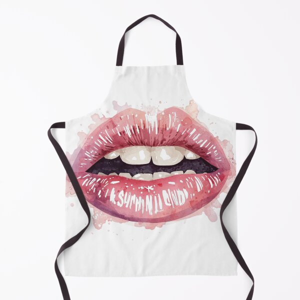 Item preview, Watercolor Red Lips Illustration – Artistic Mouth Design designed and sold by MichelleAlline.