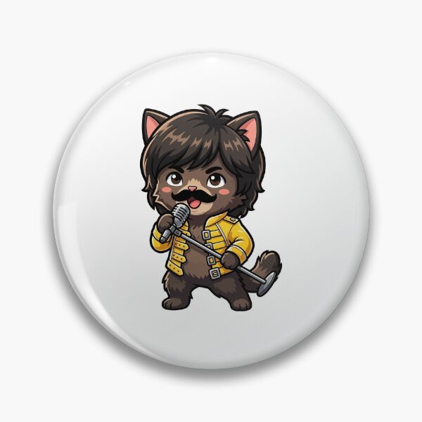 Item preview, Bohemian Rhapsody Kitten Wembley Rock Star Cat designed and sold by henryavincnt.