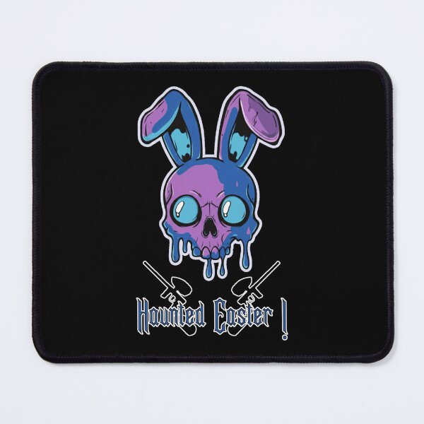 Item preview, haunted Easter skull with bunny ears dripping of paint designed and sold by PaintballCrew.