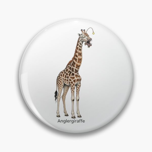 Item preview, Anglergiraffe Full Body Creature Illustration designed and sold by octozap.