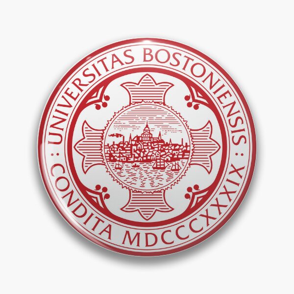 Item preview, Minimalist Black Boston University Art designed and sold by Hua   Zhan.