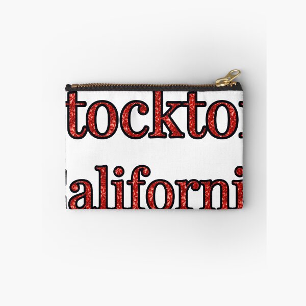 Item preview, Stockton California City Name With Red Rhinestone designed and sold by TheIconSmith.