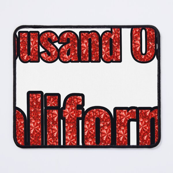 Item preview, Thousand Oaks California City Name With Red Rhinestone designed and sold by TheIconSmith.