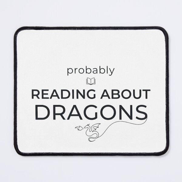 Item preview, Just A Girl Reading Dragons designed and sold by SkeletonsDanger.