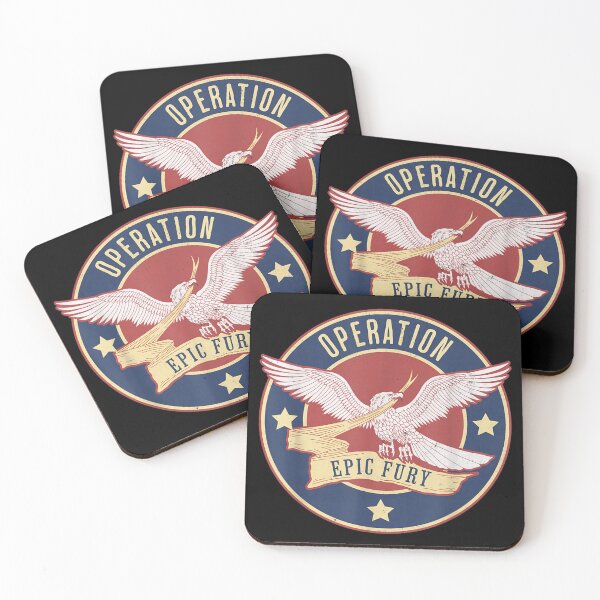 Item preview, Operation Epic Fury Vintage American Eagle Military Badge Patriotic Design designed and sold by ObukiLantara.