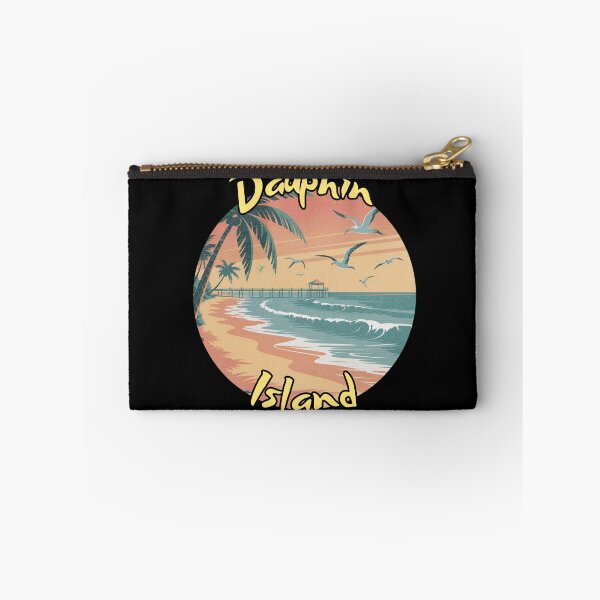 Item preview, Dauphin Island Alabama Vintage Sunset Retro Beach Travel Design designed and sold by Versik-.