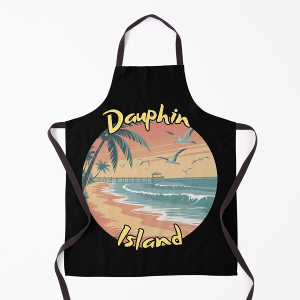 Item preview, Dauphin Island Alabama Vintage Sunset Retro Beach Travel Design designed and sold by Versik-.