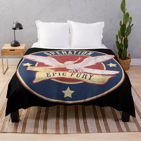 Item preview, Operation Epic Fury Vintage American Eagle Military Badge Patriotic Design designed and sold by ObukiLantara.