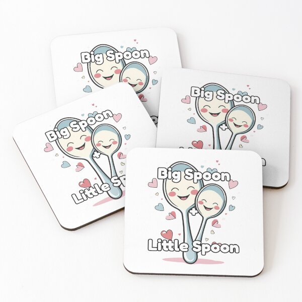 Item preview, Perfect Pair - 'Big Spoon + Little Spoon' designed and sold by Tee-Spoons.