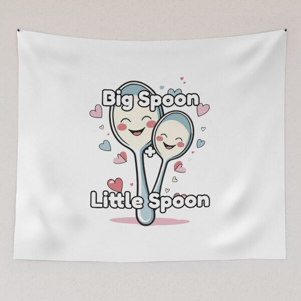 Item preview, Perfect Pair - 'Big Spoon + Little Spoon' designed and sold by Tee-Spoons.