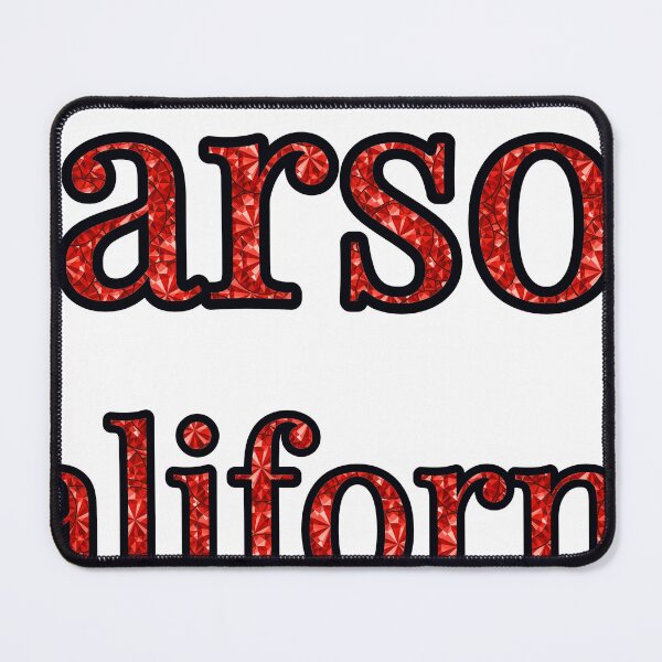 Item preview, Carson California City Name With Red Rhinestone designed and sold by TheIconSmith.