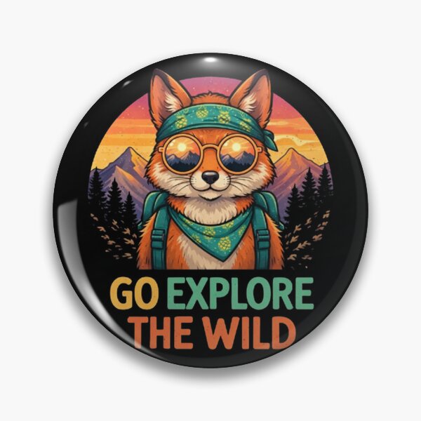 Item preview, Go Explore the Wild – Whimsical Fox Adventure Design designed and sold by Dogandesighn.