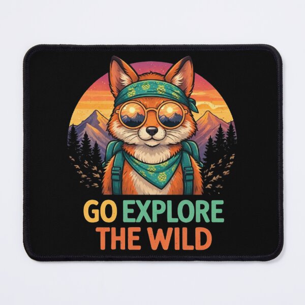 Item preview, Go Explore the Wild – Whimsical Fox Adventure Design designed and sold by Dogandesighn.