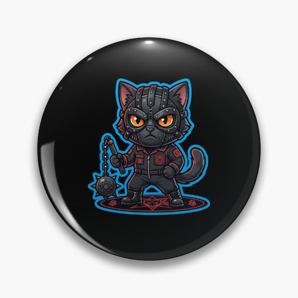 Item preview, Psychosocial Metal Kitten - Nu-Metal Masked Cat designed and sold by henryavincnt.