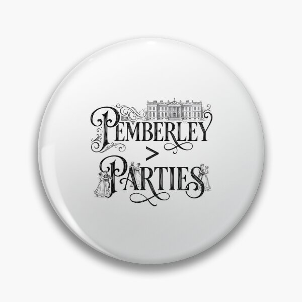 Artikelvorschau, Pemberley Over Parties Dark Sketch Stolz und Vorurteil entworfen und verkauft von Fenay Designs.