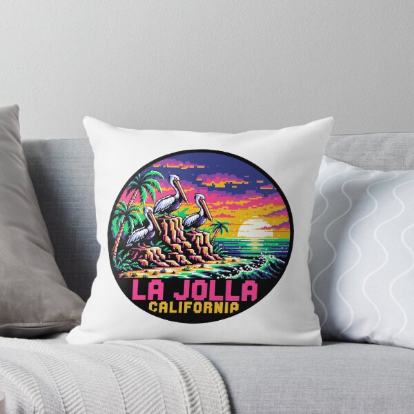 Item preview, La Jolla California Pixel Art Pelicans designed and sold by CircinusStore.