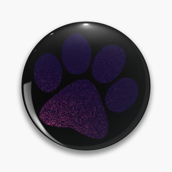 Item preview, Glittery Purple Paws Prints designed and sold by Alecsandra.