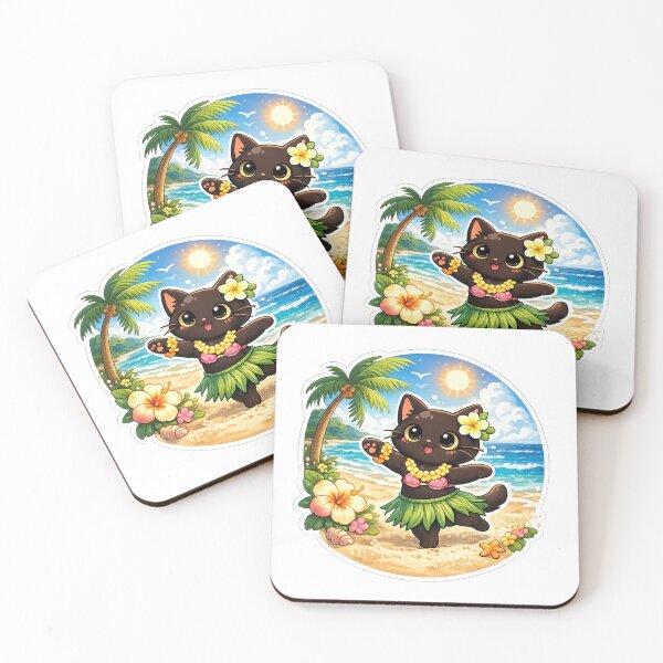 Item preview, Black Cat Dancing Under the Sun designed and sold by Cat-loveparttime.