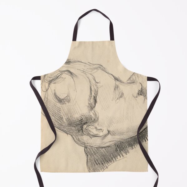 Item preview, Madame Cezanne With Her Head Lowered by Paul Cézanne: Minimalist Study Poster designed and sold by artofuniverse.
