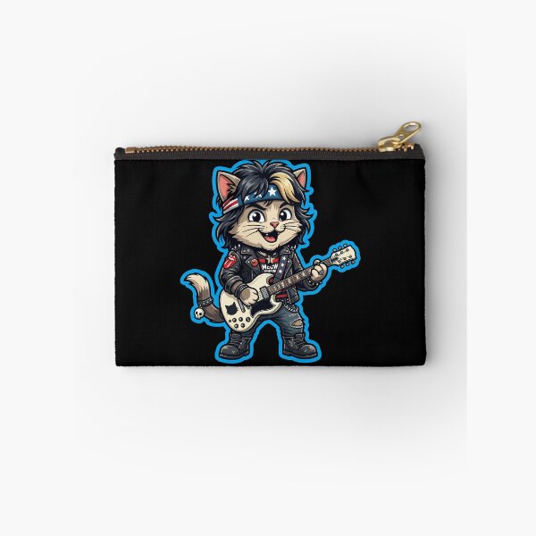 Item preview, Rock n Roll Legend Cat - Frontman Kitty with Electric Guitar designed and sold by henryavincnt.