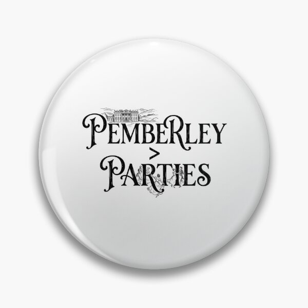 Artikelvorschau, Pemberley über Partys Silhouette Stolz und Vorurteil entworfen und verkauft von Fenay Designs.