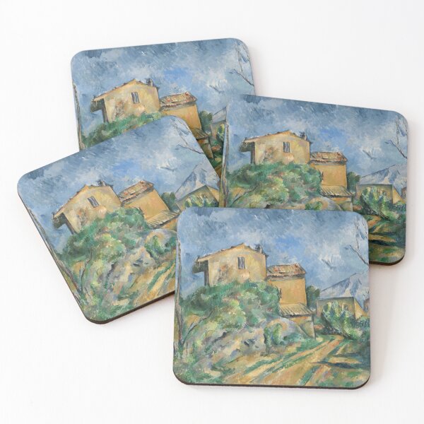 Item preview, Maison Maria With a View of Chateau Noir by Paul Cézanne: Post Impressionist Print designed and sold by artofuniverse.