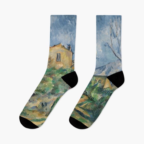 Item preview, Maison Maria With a View of Chateau Noir by Paul Cézanne: Post Impressionist Print designed and sold by artofuniverse.