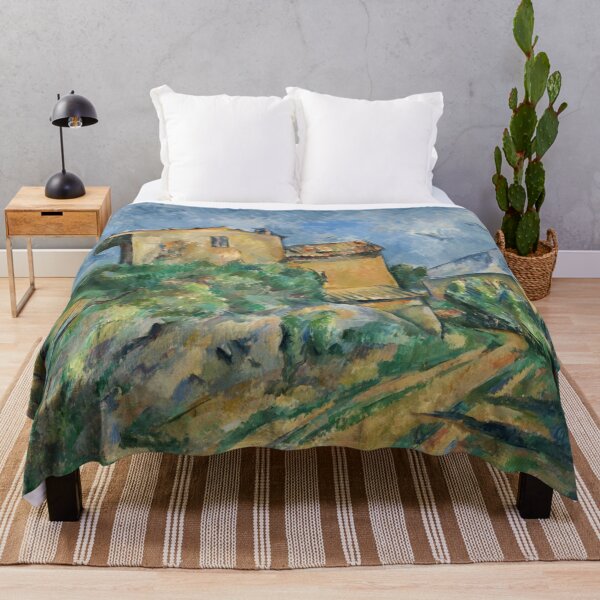 Item preview, Maison Maria With a View of Chateau Noir by Paul Cézanne: Post Impressionist Print designed and sold by artofuniverse.