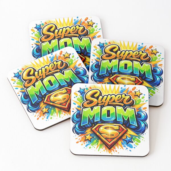 Item preview, super mom typography designed and sold by YasminTaha.