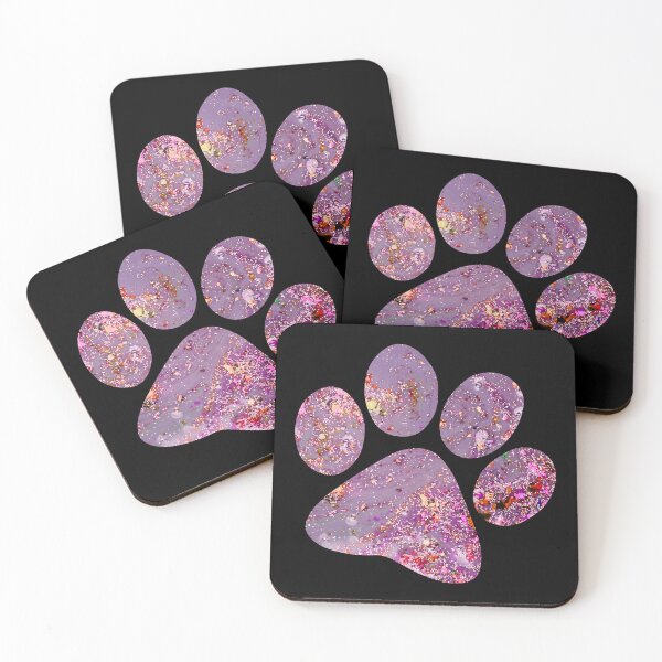 Item preview, Cute Glittery Pink Paw Print designed and sold by Alecsandra.