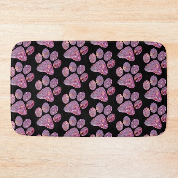 Item preview, Cute Glittery Pink Paw Print designed and sold by Alecsandra.