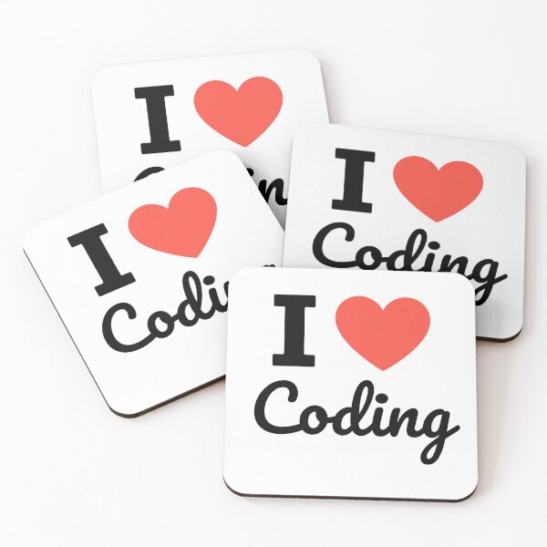 Item preview, I Love Coding | Programming Passion Typography | Developer & Tech Enthusiast Design designed and sold by PaintedPixels01.