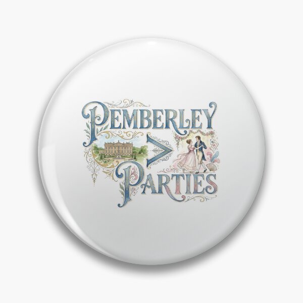 Artikelvorschau, Pemberley über Partys Aquarell Stolz und Vorurteil entworfen und verkauft von Fenay Designs.