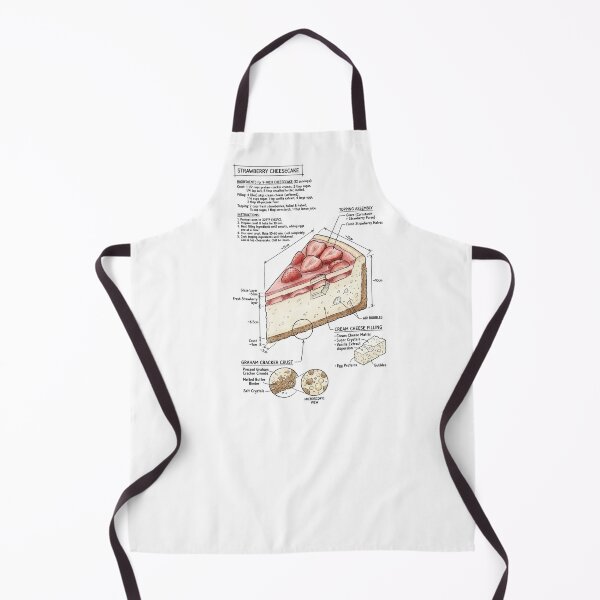 Item preview, Strawberry Cheesecake - technical drawing designed and sold by Rhu Creations.