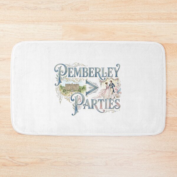 Item preview, Pemberley Over Parties Watercolor Pride And Prejudice designed and sold by Fenay Designs.