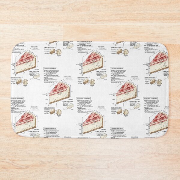 Item preview, Strawberry Cheesecake - technical drawing designed and sold by Rhu Creations.