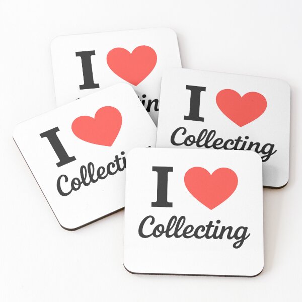 Item preview, I Love Collecting | Hobby & Passion Typography | Curated Treasures & Collector’s Pride Design designed and sold by PaintedPixels01.