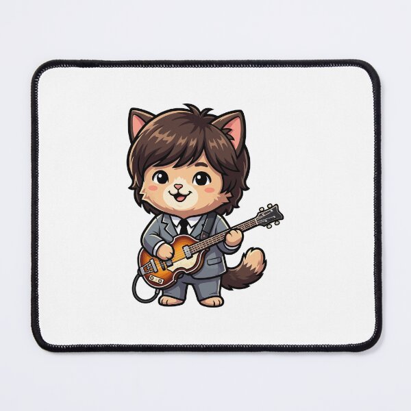 Item preview, The Cute Beatle Cat - 60s British Invasion Bassist Kitty designed and sold by henryavincnt.