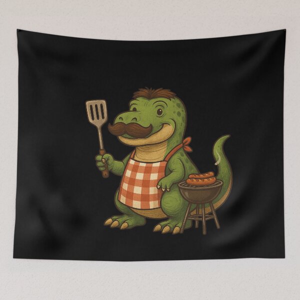 Item preview, Grill Papasaurus Essential T-Shirt designed and sold by sorryNOTsorry.brand.